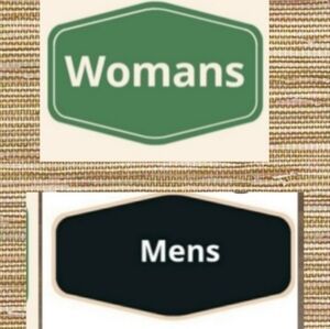 Green and Black Sign Set